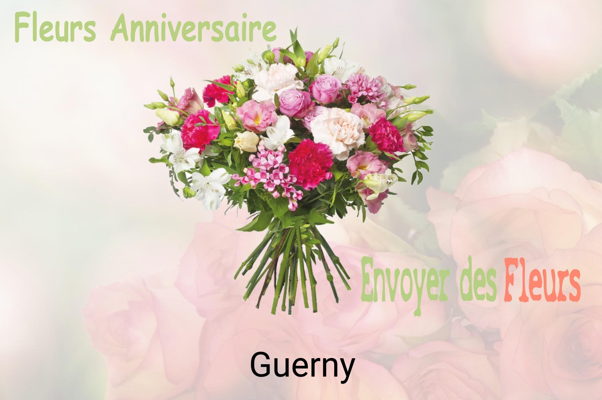 Bouquet de fleurs d’anniversaire livré à Guerny