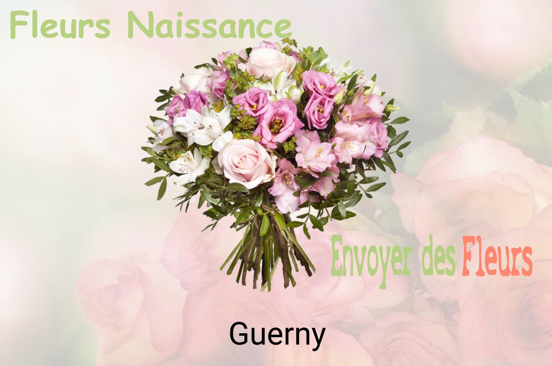 Bouquet de fleurs de naissance livré à Guerny